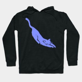 Purple Cat Sleeping Hoodie